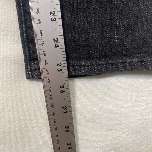 Gap Maternity New With Tags Full Panel Crop Flair Black Jeans Size 27R - Picture 11 of 12